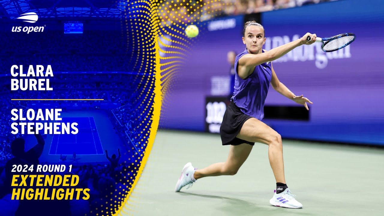 Clara Burel vs. Sloane Stephens Extended Highlights | 2024 US Open Round 1
