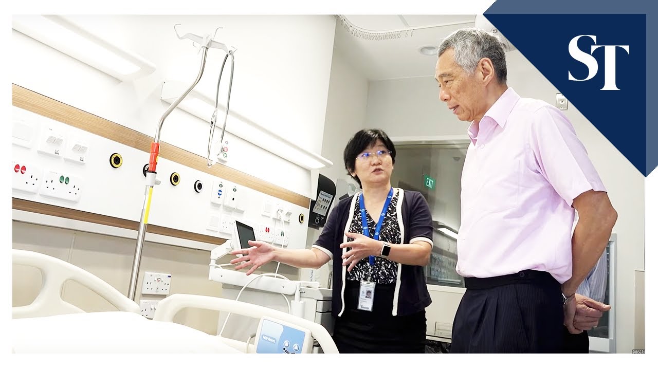 PM Lee tours the National Centre for Infectious Diseases (NCID) ward