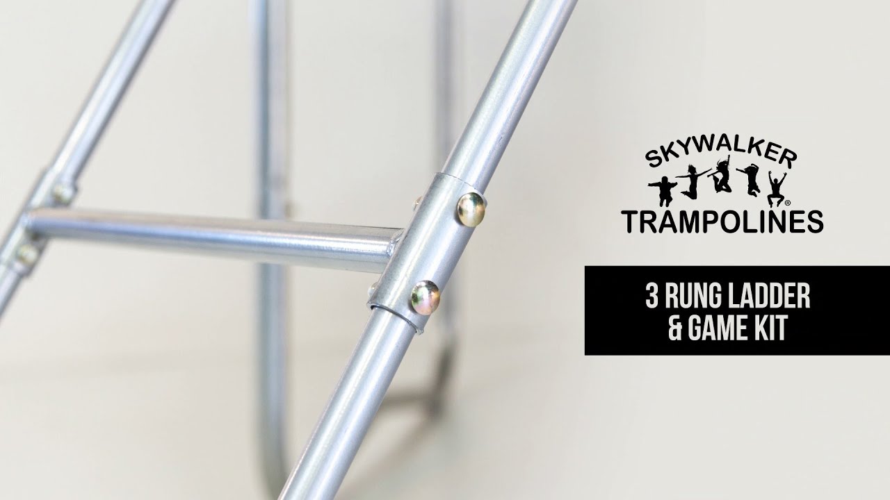 Skywalker Trampolines 3 Rung Ladder and Game Kit