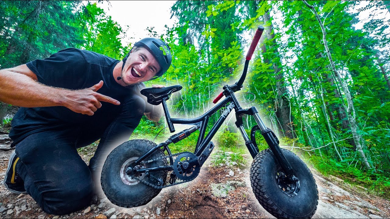 WORLDS&nbsp;SMALLEST&nbsp;DOWNHILL&nbsp;MTB!?