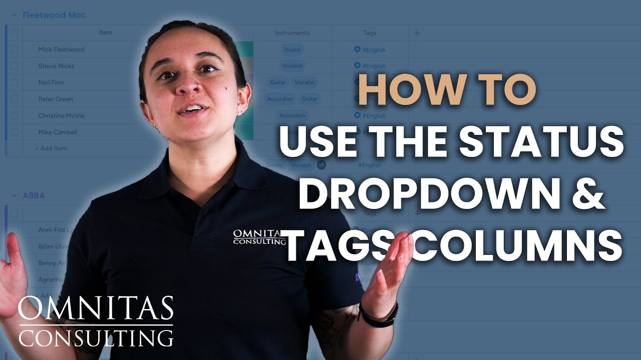 How To: Use the Status, Tags, and Dropdown Column in monday.com