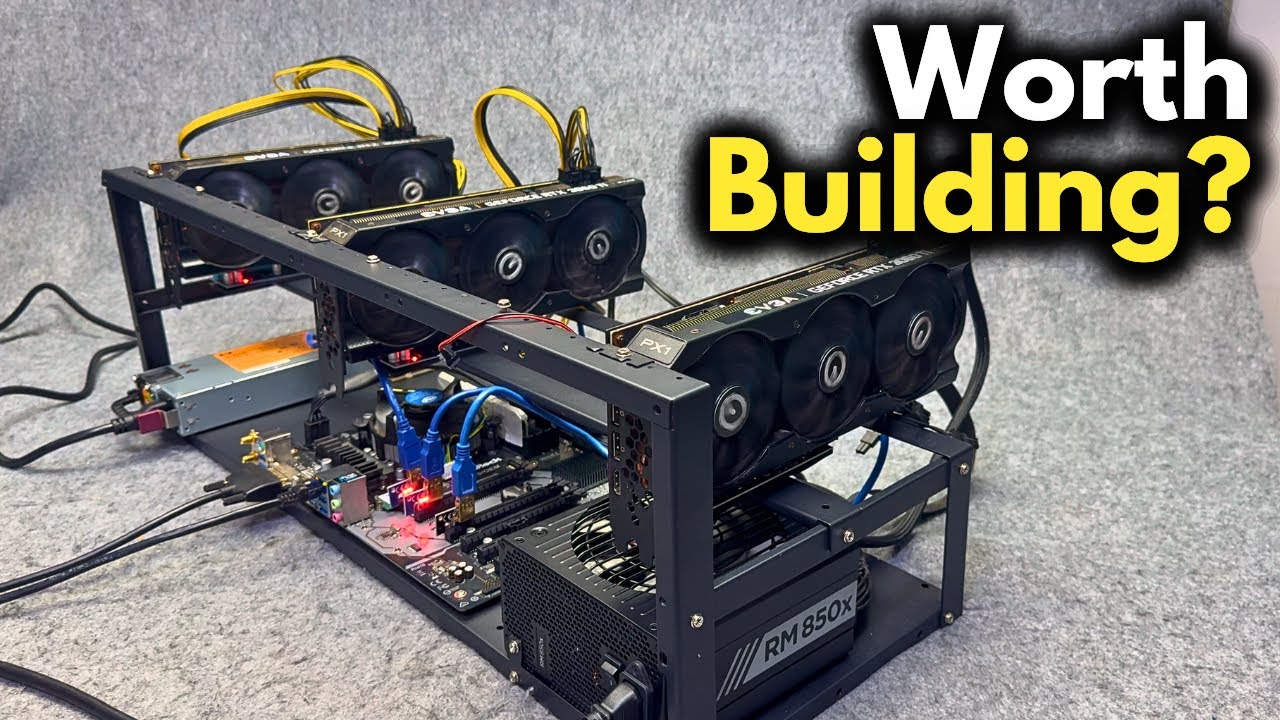 I Built a GPU Mining Rig That Mines BITCOIN in 2026