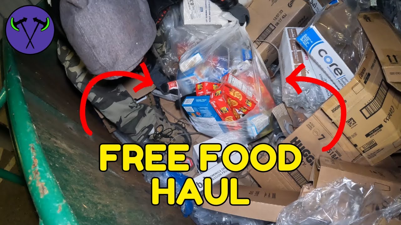 Saving Perfectly Good FOOD From The DUMPSTER!