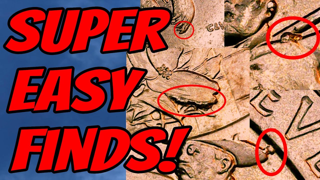 Super Easy Quarter Finds Worth Money For Beginners! Modern Die Cracks, Chips, Cuds and DDRs! Part 1
