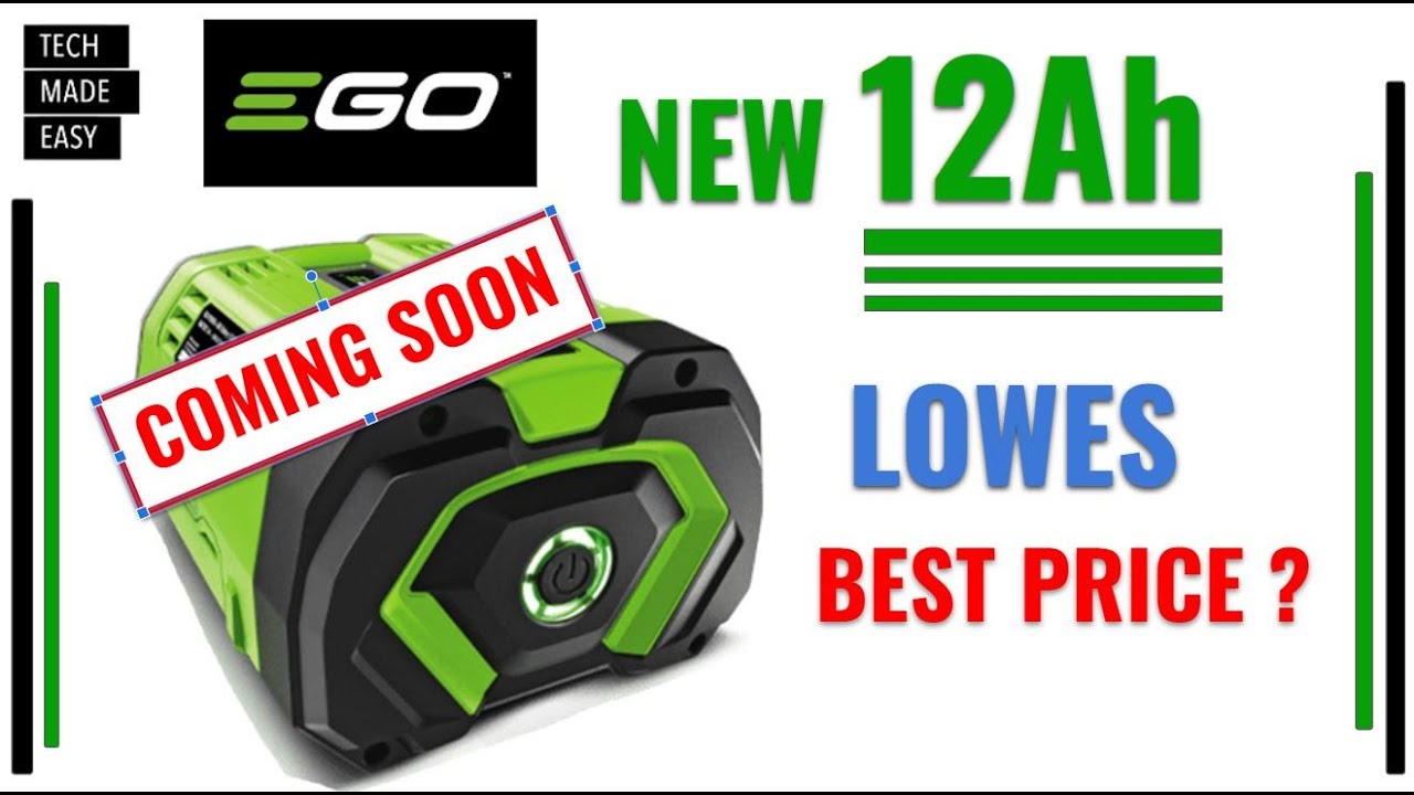 NEW EGO 12Ah Battery COMING SOON! Where is the BEST PRICE ? BA6720T BA6720T-2