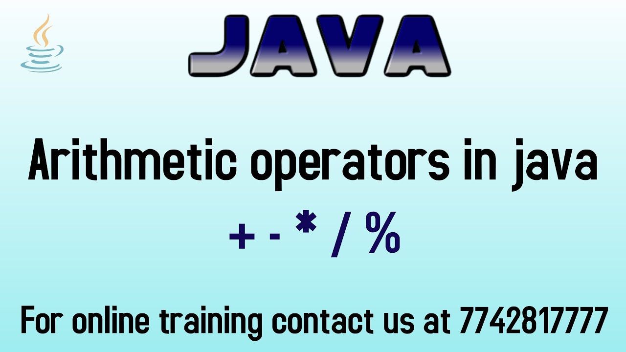 arithmetic operator in java in hindi