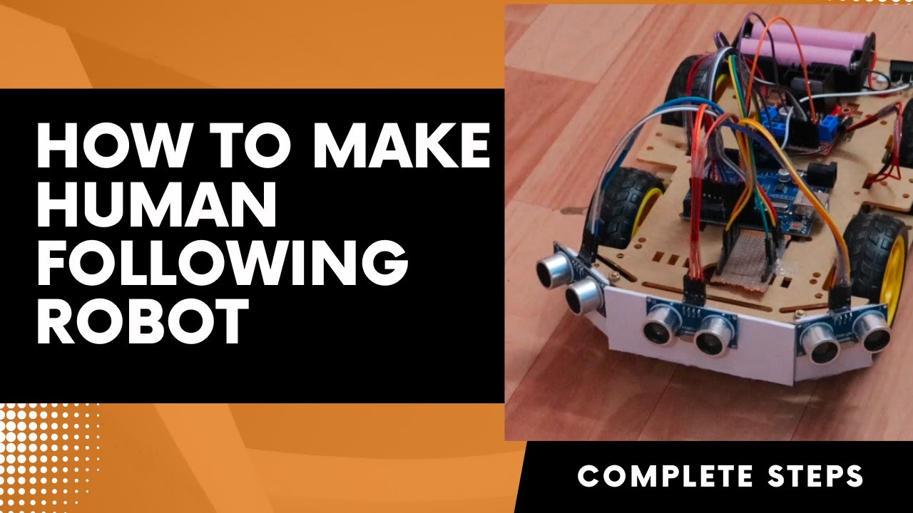 How To Make Arduino Human Following Robot #finalyearprojects#embeddedprojects#electronics#viralvideo