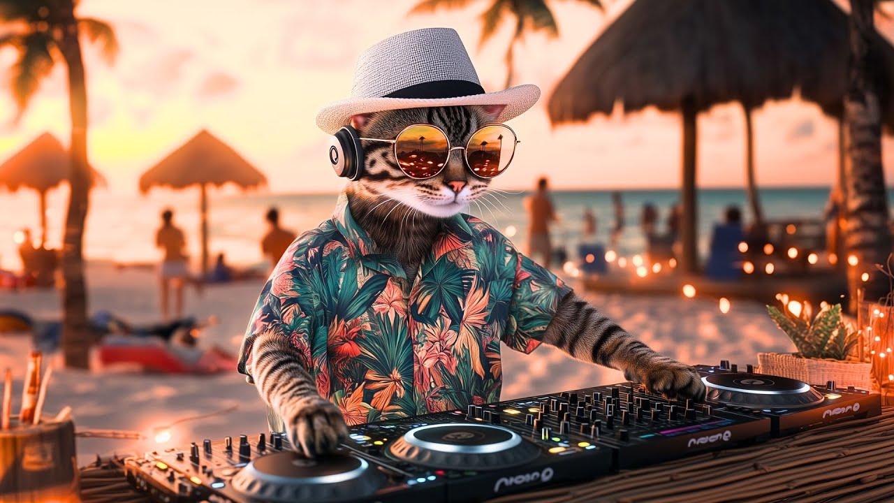 Tropical House Sunset Party in Mexico 🌅 | DJ Cat Live at Cancun Beach