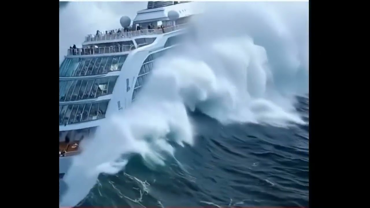 🚨 Breaking News: Royal Caribbean Cruise Ship Battles Rough Weather at Sea 🌊