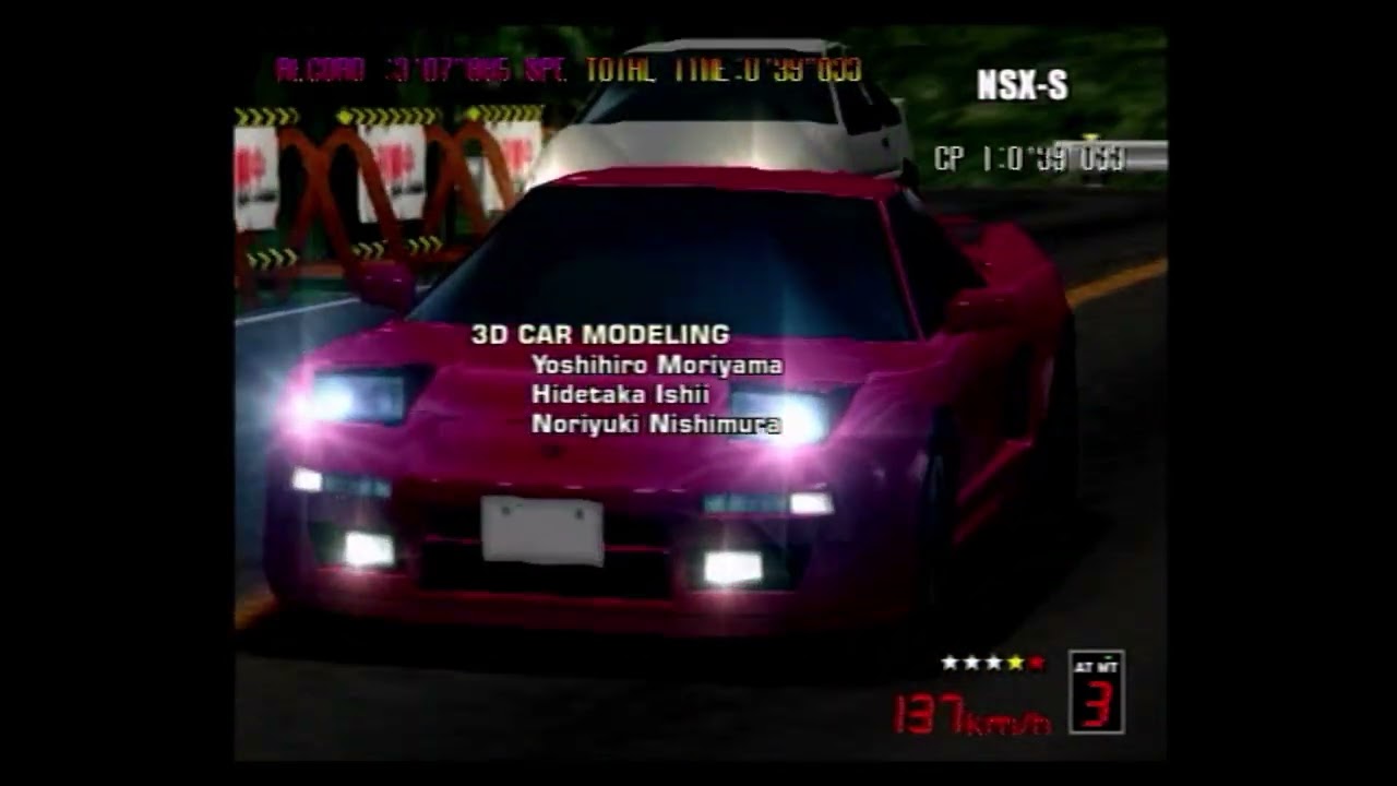 PS2版バトルギア2 弩級順走ノーマルレース★5 NSX S Zero(エンディング付き)