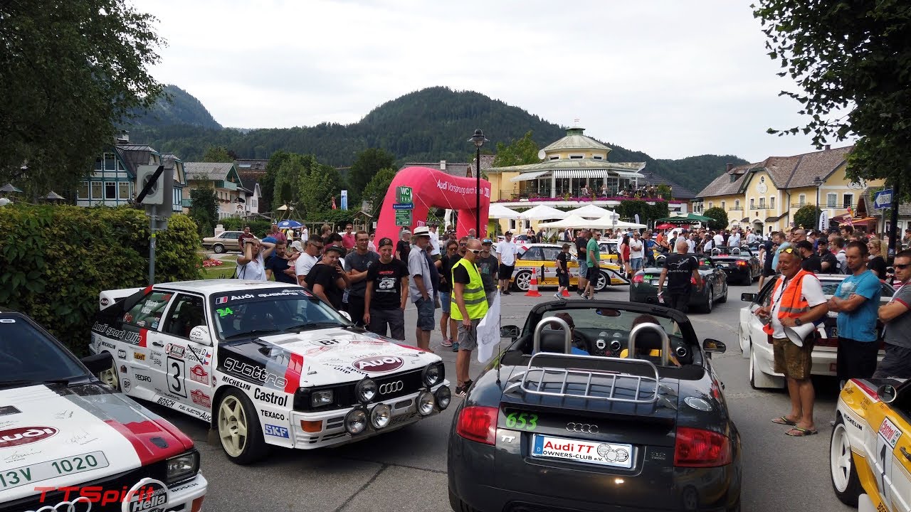 Audi TT Freunde auf Quattrolegende 2019  am Wolfgangsee Teil der 