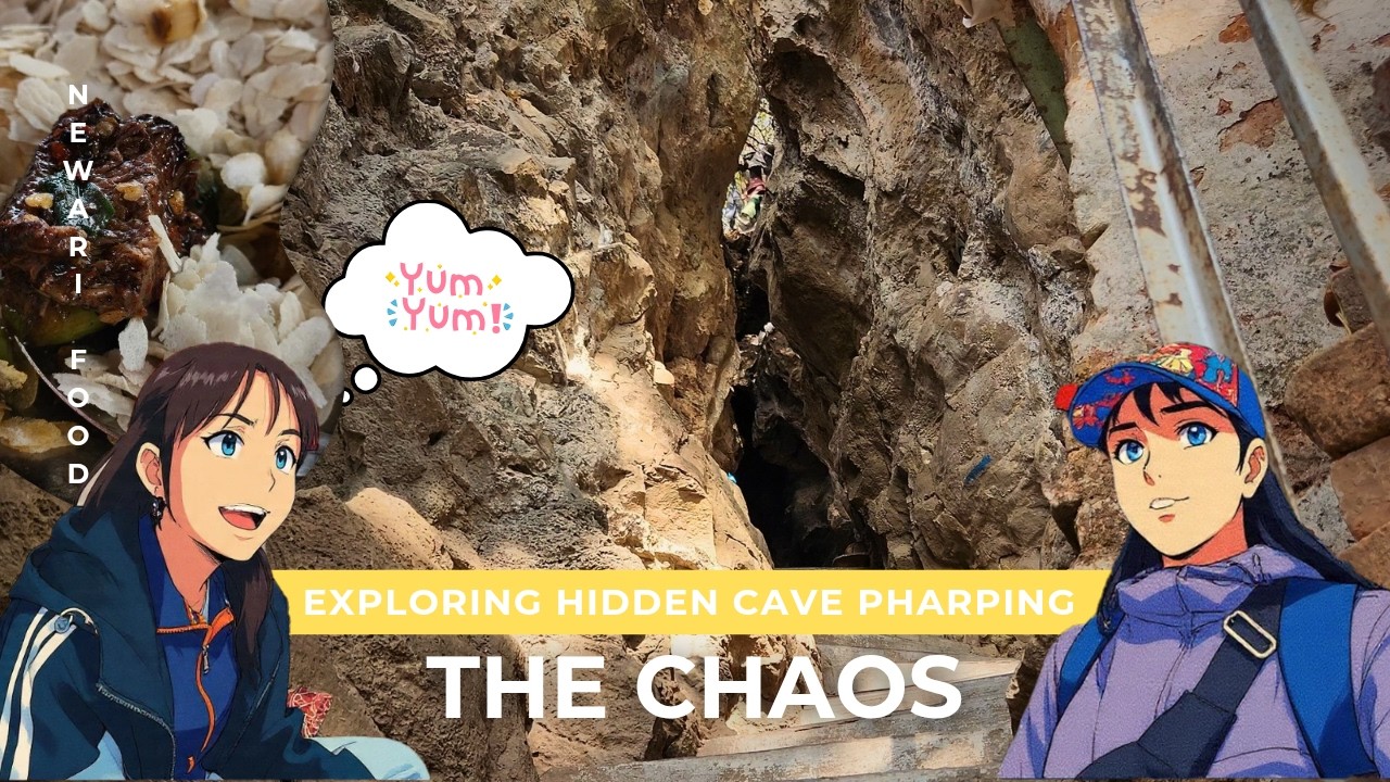 We Got LOST Exploring a Hidden Cave in Pharping 😱 | Making My Rai Friend Try Newari Food in Khokana