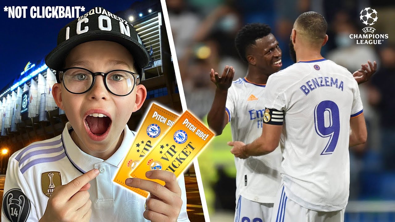 £2000 VIP SEATS AT REAL MADRID - CHAMPIONS LEAUGE!