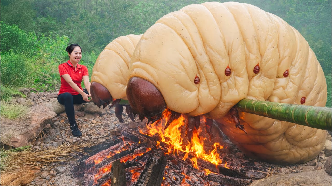 Harvesting Eternal Nightmare Larval & Go to Market Sell | Eat the most terrify creature in galaxy