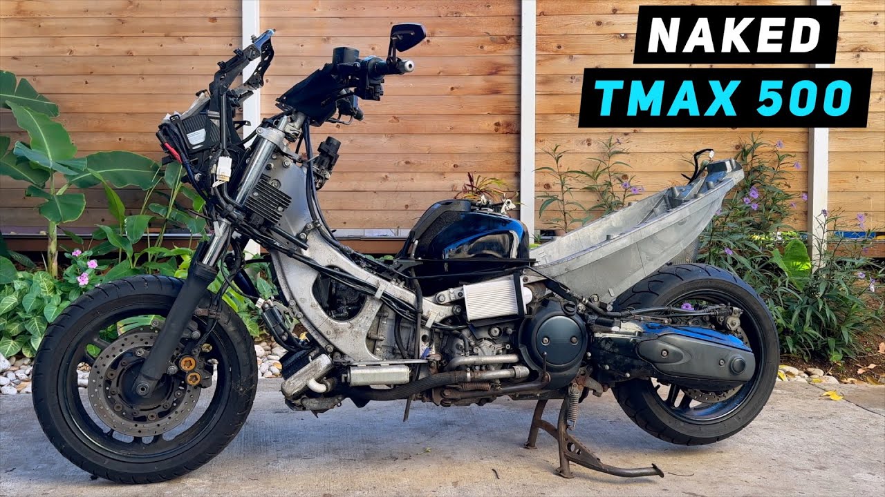 Yamaha Tmax 500 Naked! What's inside? | Mitch's Scooter Stuff