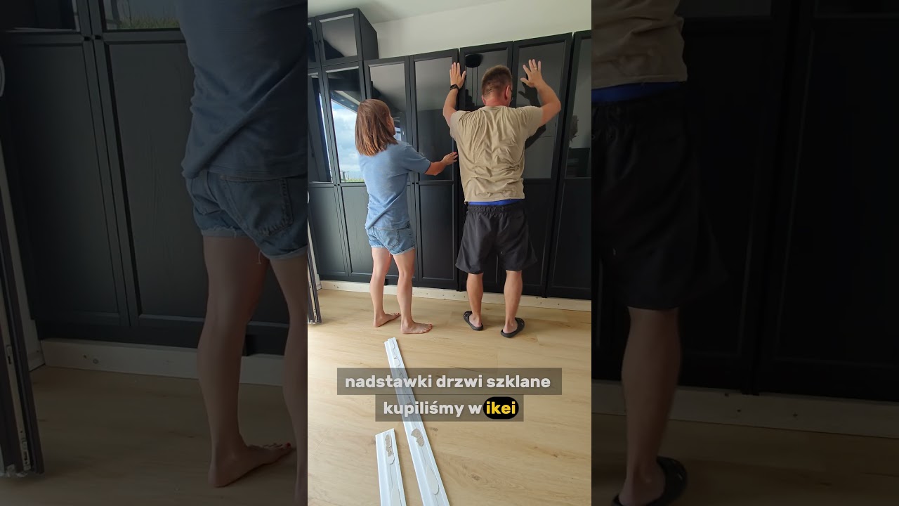 zabudowa szafy Ikea Billy #ikea #billy #ikeadiy #diy #szafa #wnętrza #interiordesign #ikeastore .