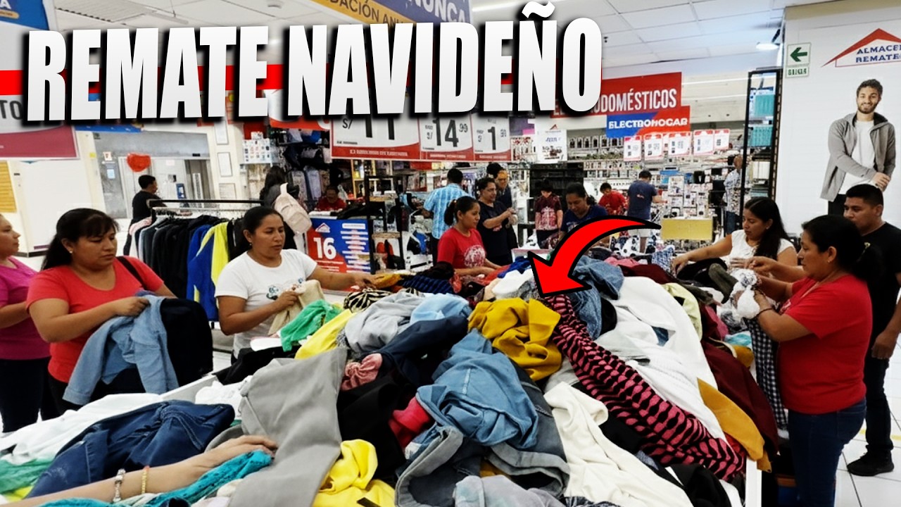 🔥 ROPA DESDE S/3 😱 | El ALMACÉN DE REMATES MÁS BARATO de Lima en Navidad
