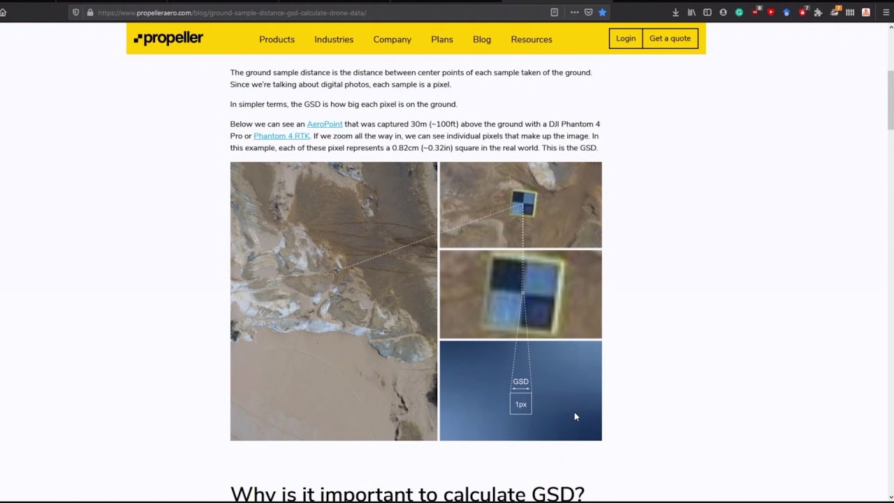Upteko Q&A- Ground Sampling Distance