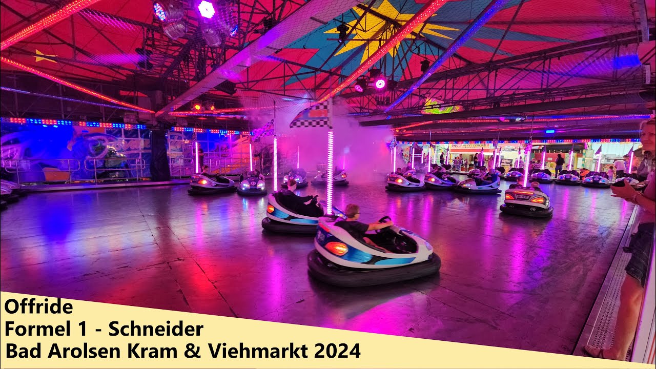 Autoscooter Formel 1 - Schneider (Offride Video) Bad Arolsen Kram & Viehmarkt 2024