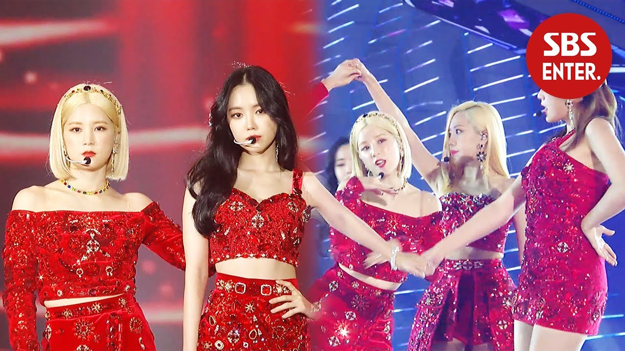 고혹적인 레드로 채운 에이핑크의 ‘%% (응응)’ @ 2019 SBS 가요대전