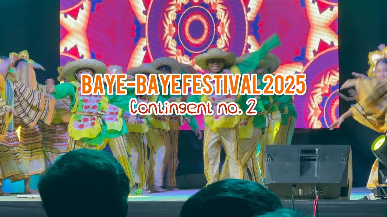 Contingent No. 2 of Baye-Baye Festival 2025 | its Hazel Vlog #festival #bayebaye #bayawan #fiesta
