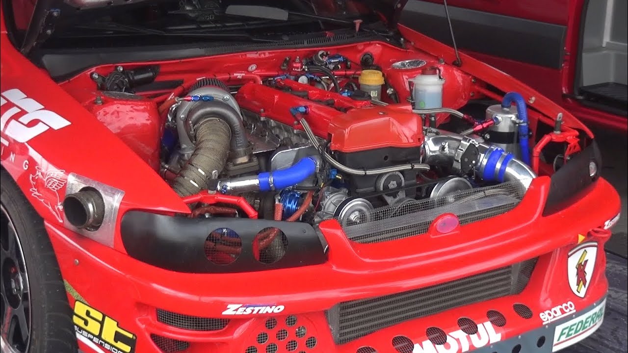 2JZ Engine Swap Subaru Impreza GC8 Drift Car! - First Test on Track + OnBoard!