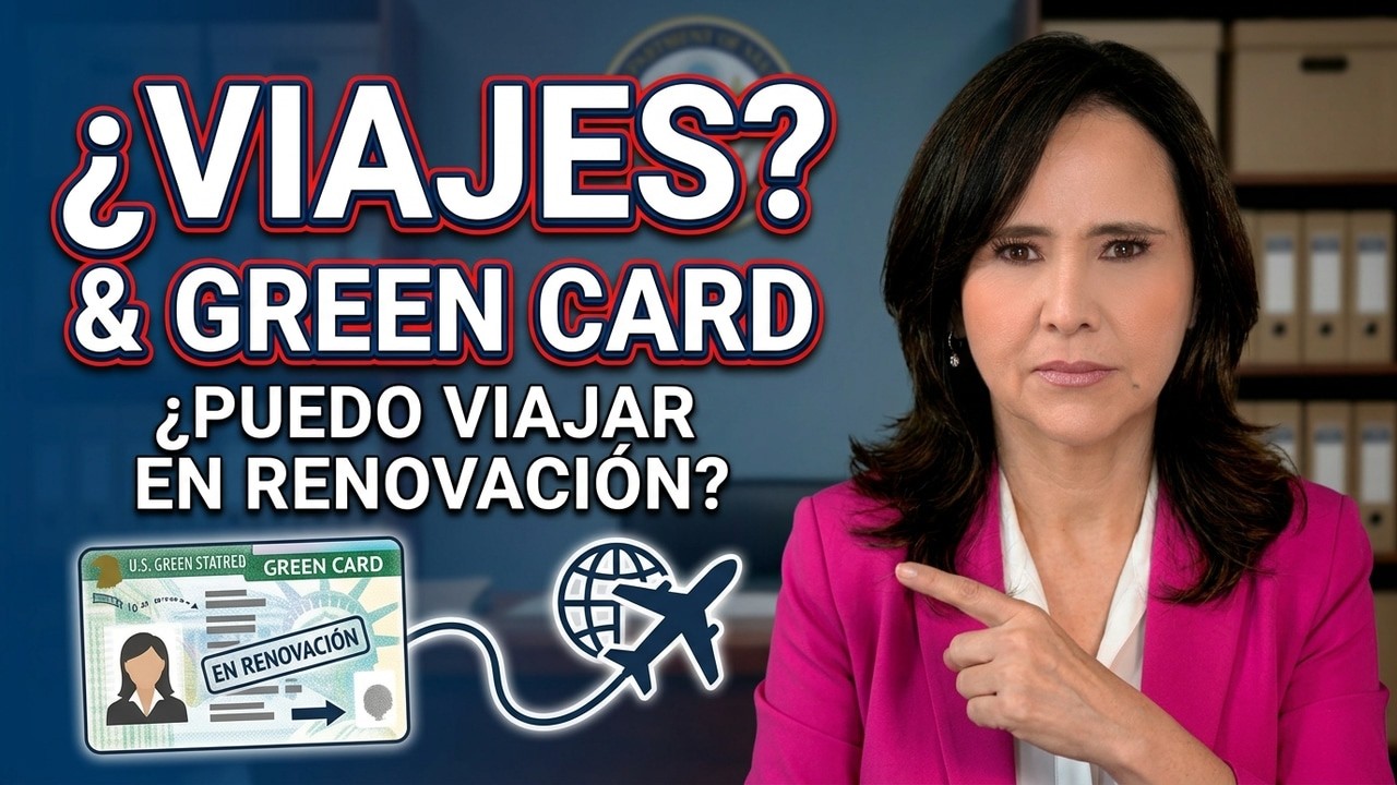 ¿Puedo viajar si mi Green Card está en renovación? 🪪