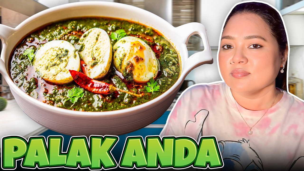 Palak Ande Ki Sabzi 😋