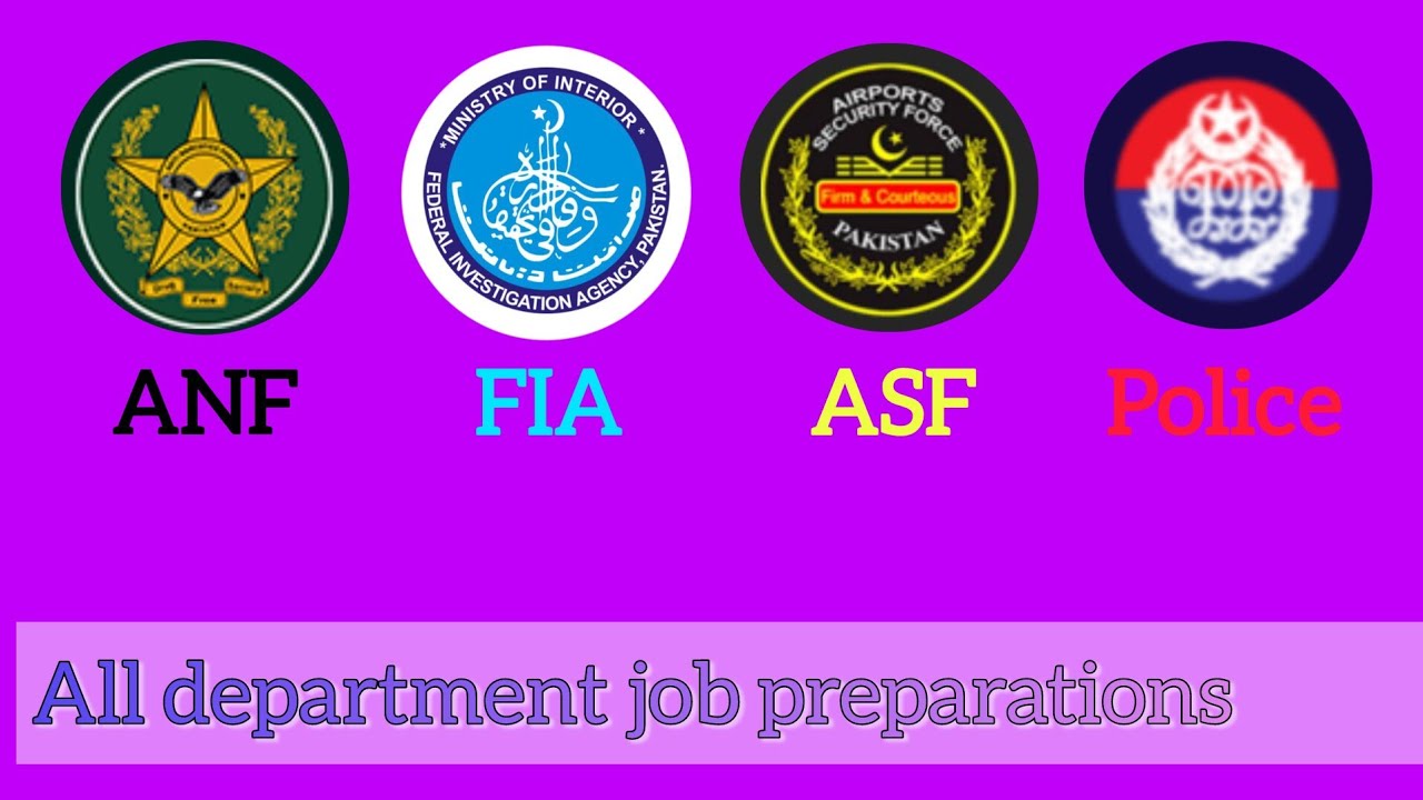 PPSC | FPSC | SPSC | KPPSC | BPSC | AJKPSC | NTS | CTS | OTS | ASF | FBR | FIA | ANF | Police tests