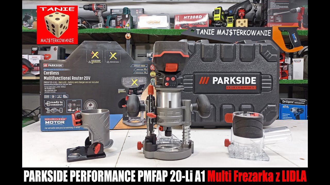 PARKSIDE PERFORMANCE PMFAP 20-Li A1 Akumulatorowa Frezarka Multifunkcyjna  z LIDLA