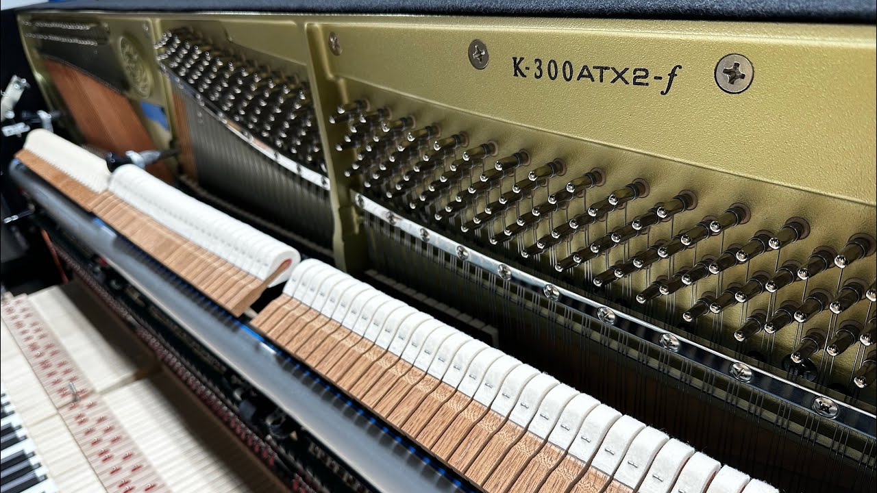 Piano Technician Prep Clean Regulate Tune Kawai K300 ATX Anytime Silent System