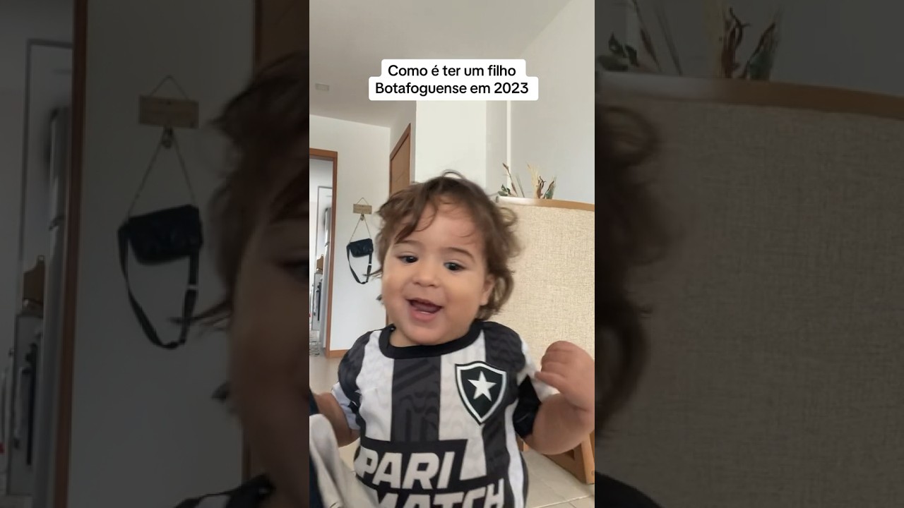 🥺OLHA O QUE ESSE NENEM BOTAFOGUENSE FEZ!!! *muito fofo* #botafogo #crianças