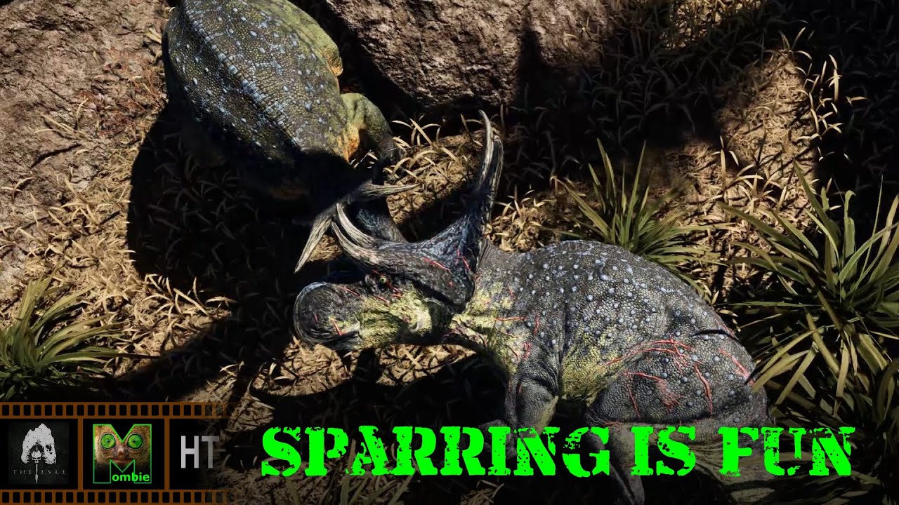 The Isle Evrima - Sparring Is Fun - Horde Test - Diabloceratops