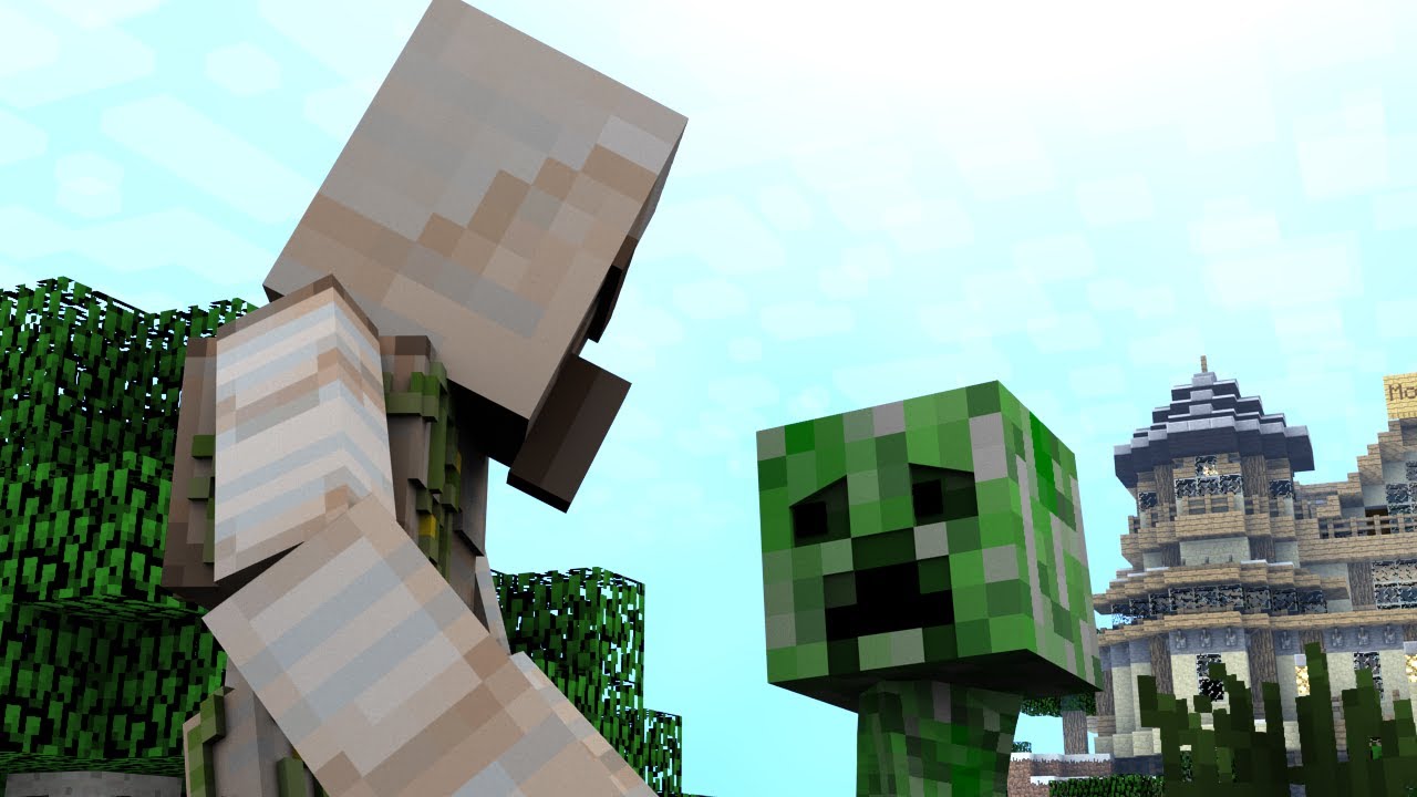 Monster School (Preschool) - Climbing / First Day (Minecraft Animation)