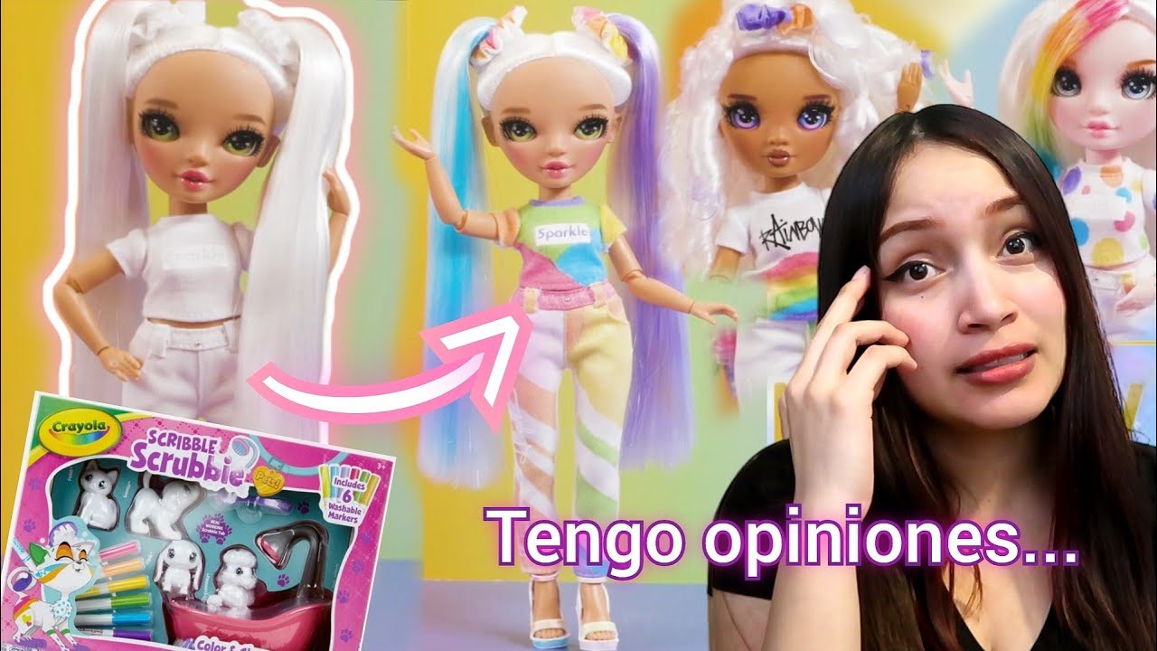 Nuevas Muñecas RAINBOW HIGH para Colorear 🤍=🌈
