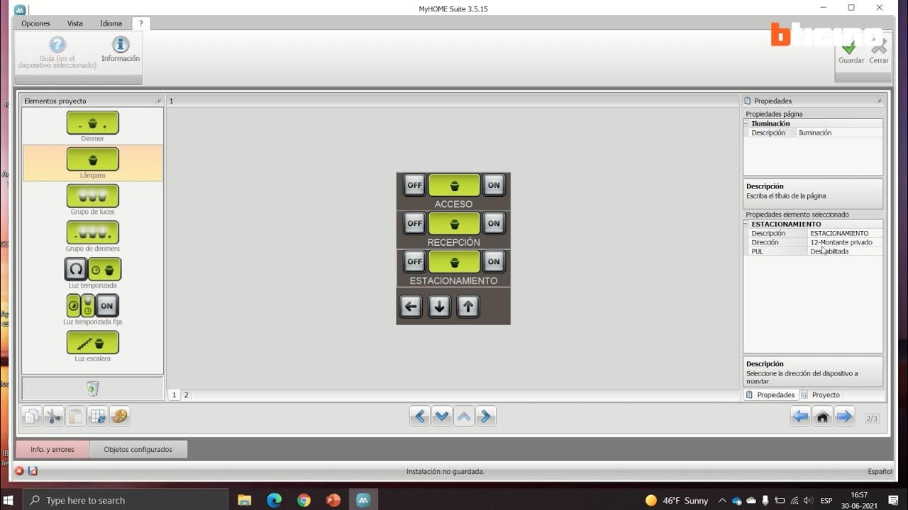 Programación de la Pantalla Táctil LN4890 a través de 