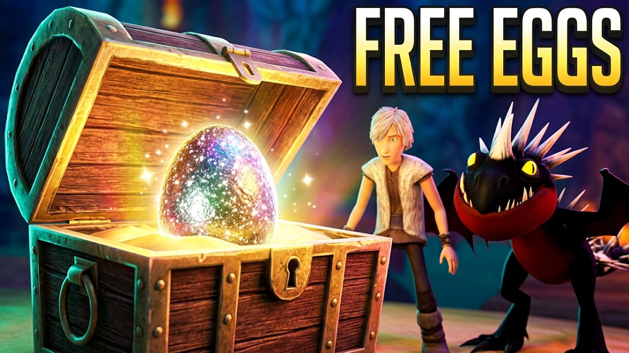 how to get free dragon eggs(SCHOOL OF DRAGONS)