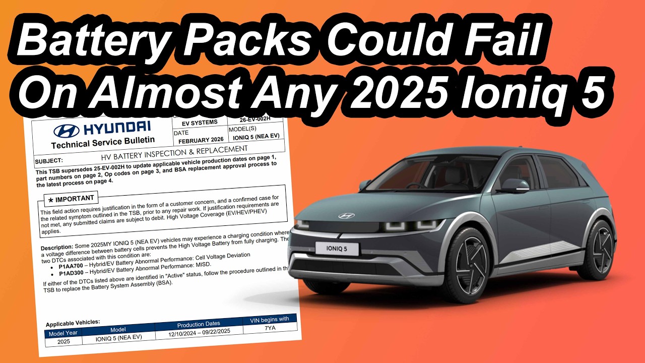 2025 US Ioniq 5 Battery Pack Failures May Be More Widespread Than Originally Thought