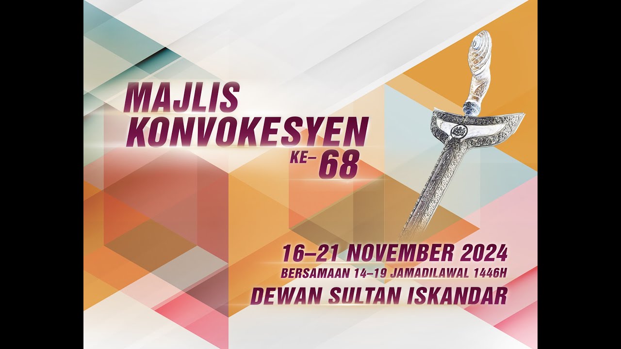 Majlis Konvokesyen ke-68 UTM | Sesi Ke-3