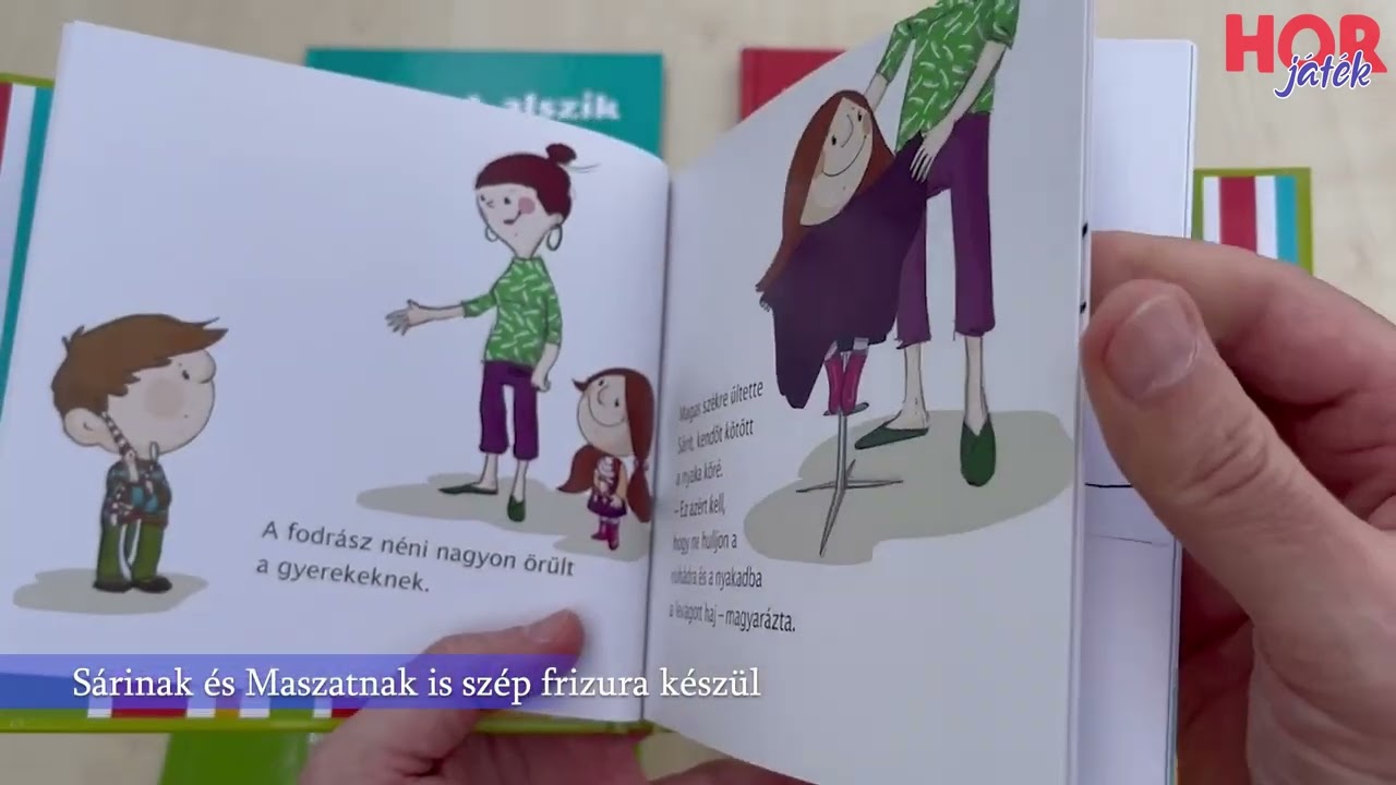 Maszat a fodr&aacute;szn&aacute;l - mesek&ouml;nyv