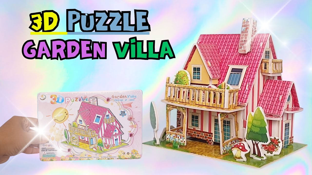 3D PUZZLE - GARDEN VILLA