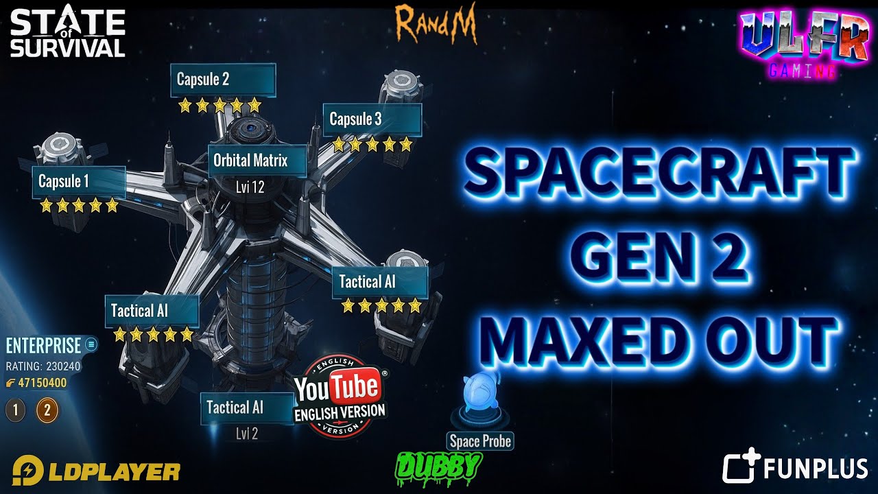 State Of Survival - Spacecraft Gen 2 Maxed Out