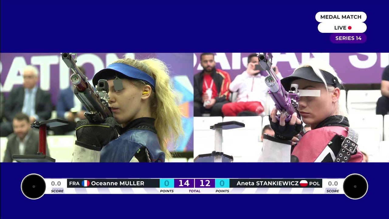 Final 10m Air Rifle Women – ISSF World Cup Baku 2022 (29.05)