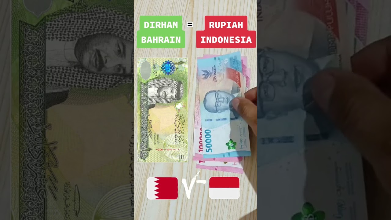 Kurs Mata Uang 10 Dirham Bahrain Ke Rupiah Indonesia #shortvideo #viral #subscribe #shorts