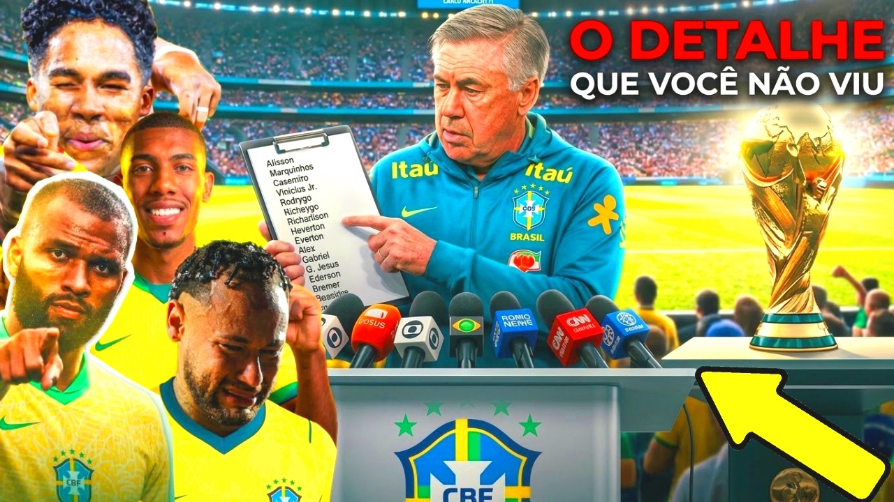 🤯O QUE VOCÊ NÃO PERCEBEU da CAÓTICA NOVA CONVOCAÇÃO da SELEÇÃO BRASILEIRA!