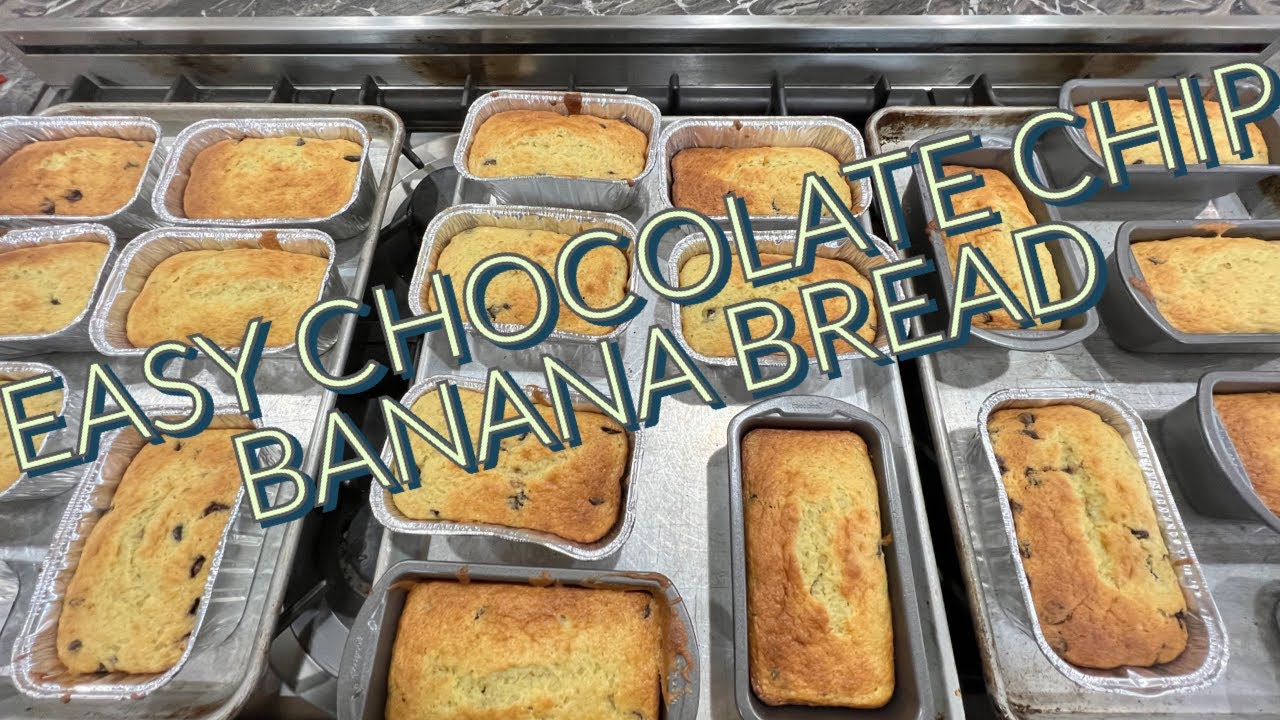 COOKiNG 101~ EASY BANANA CHOCOLATE CHiP BREAD