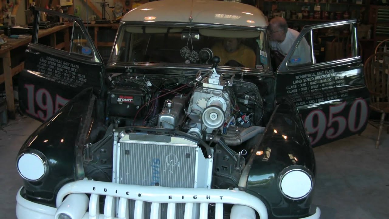 1950 Supercharged Buick - first start EFI
