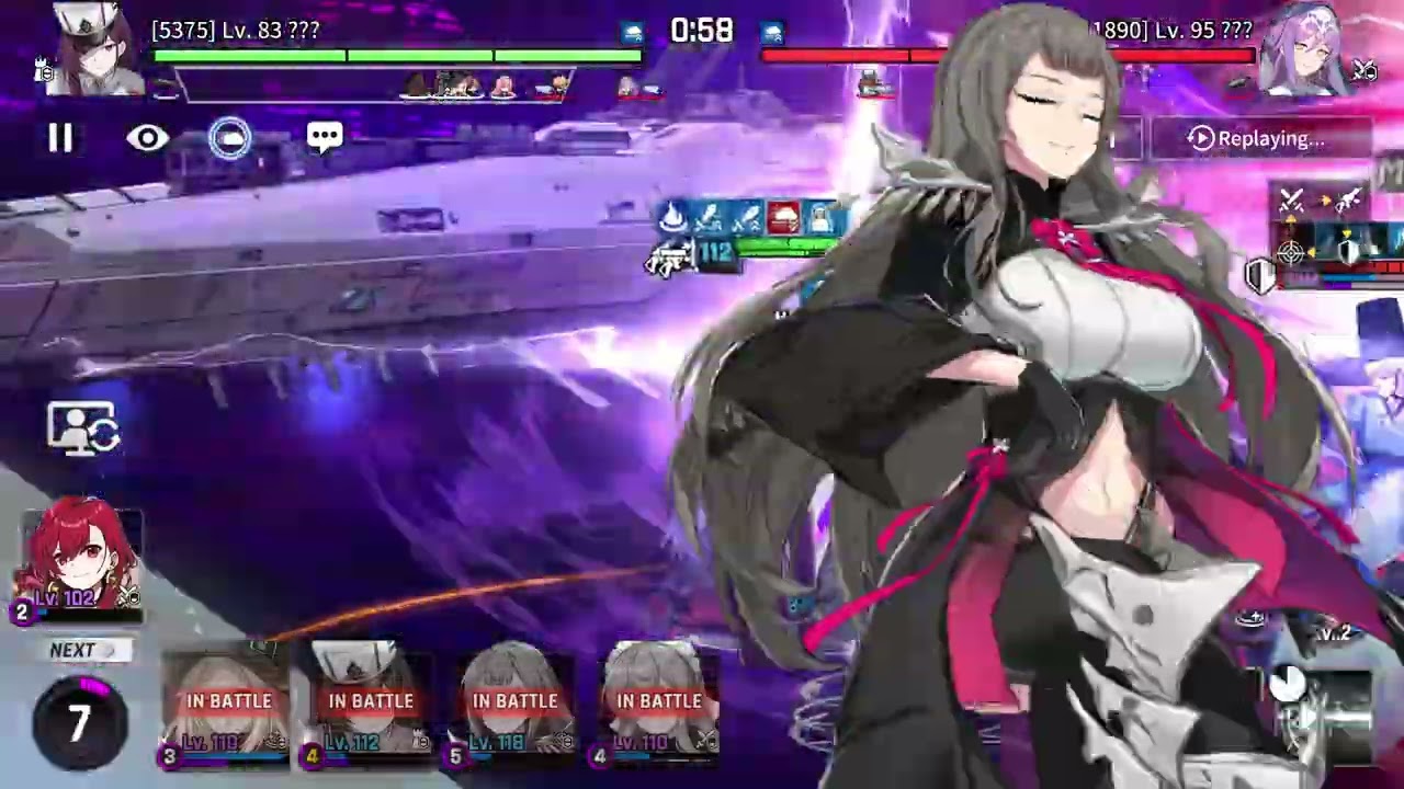 CounterSide pvp - Felix, Replacer Queen - tough match