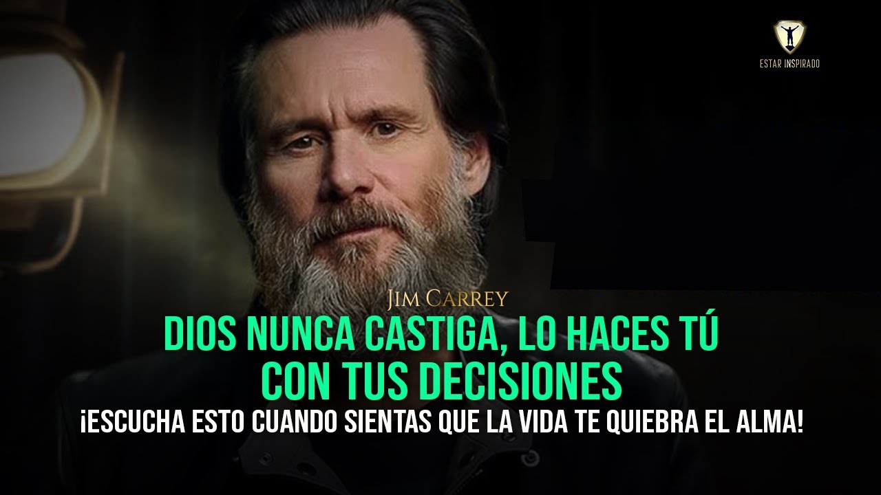 Jim Carrey: Solo el 1% ENTIENDE ESTO y sigue intentándolo si falla ¡PODEROSO DISCURSO INSPIRADOR!