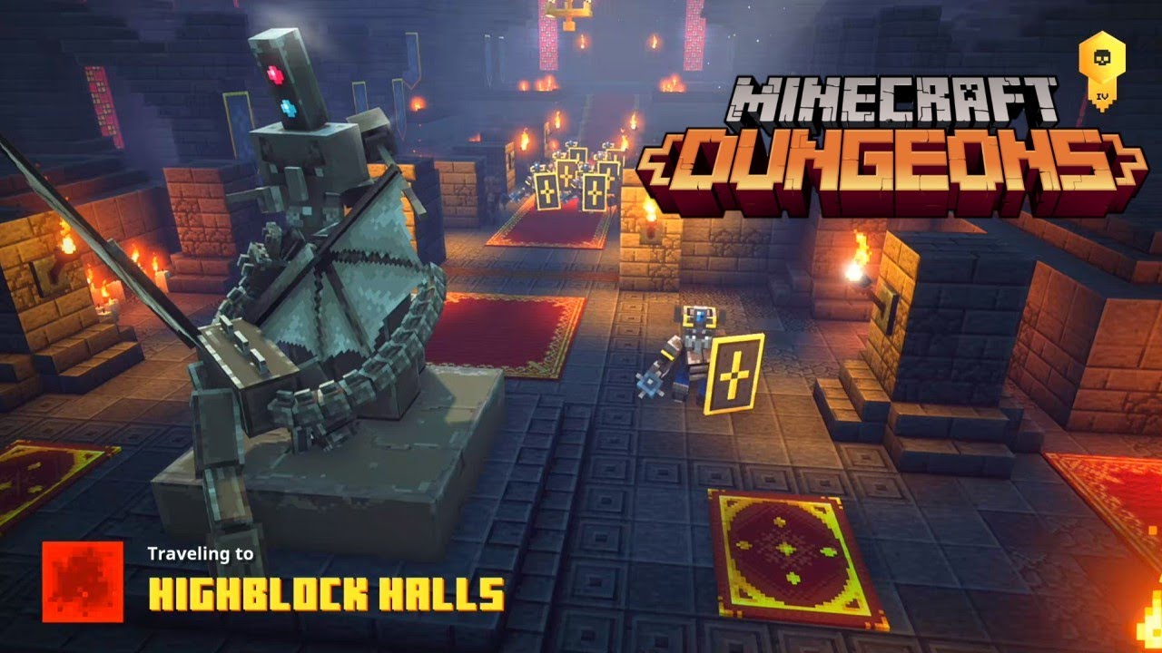 Minecraft Dungeons - Highblock Halls Gameplay